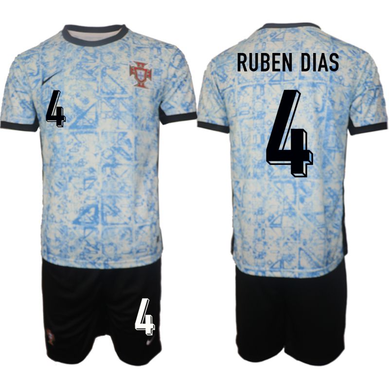 Men 2024-2025 Season Portugal away black 4 Soccer Jersey